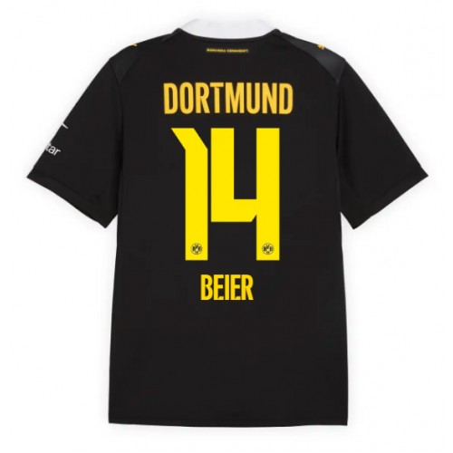 Stroje piłkarskie Borussia Dortmund Maximilian Beier #14 Koszulka Wyjazdowej 2026-27 Krótki Rękaw